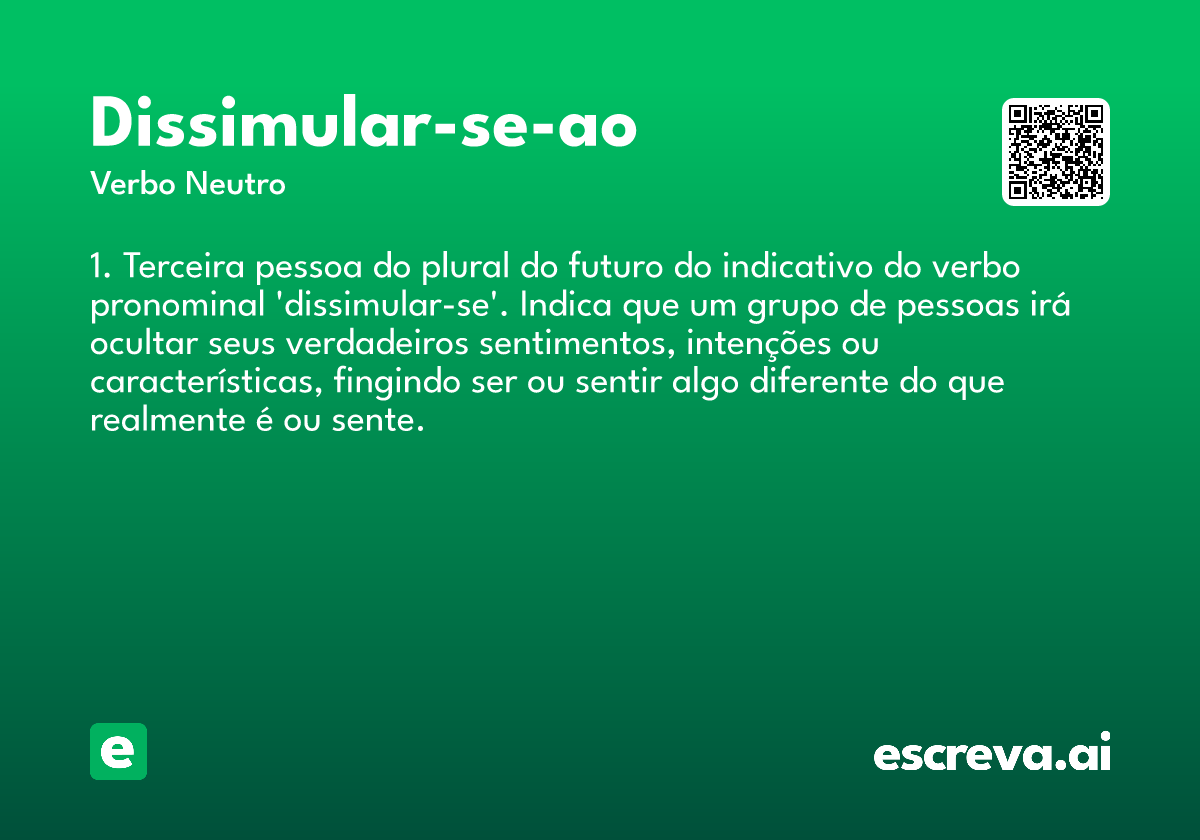 dissimular-se-ao