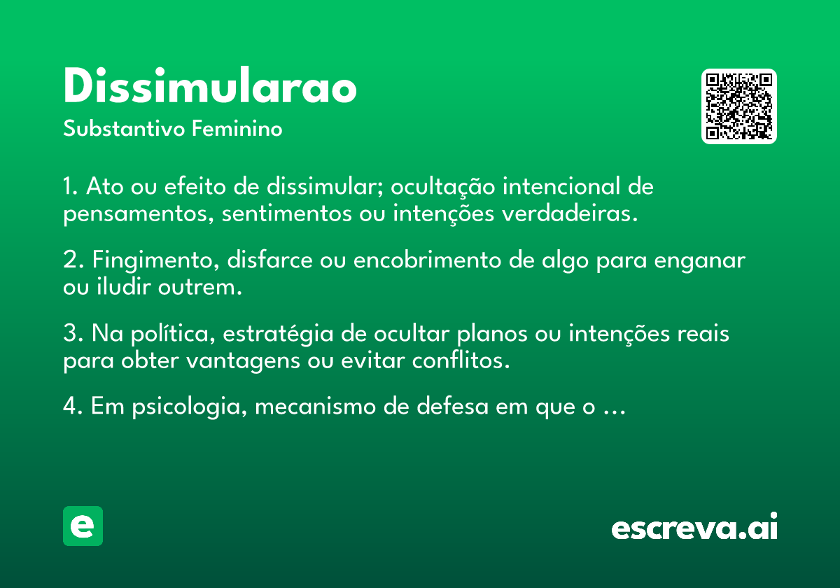 dissimularao