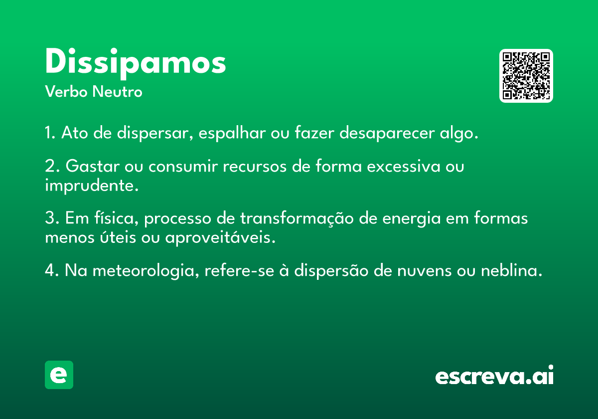 dissipamos