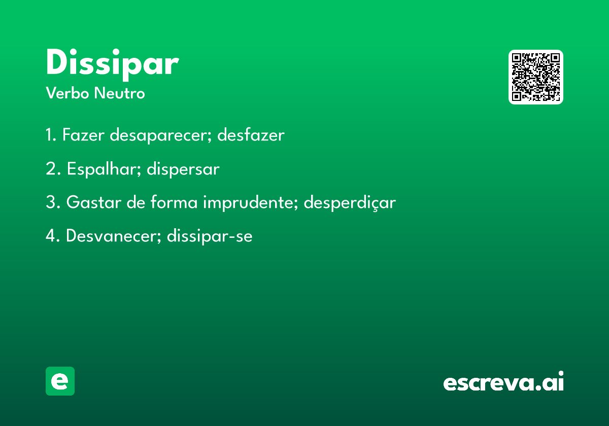 dissipar