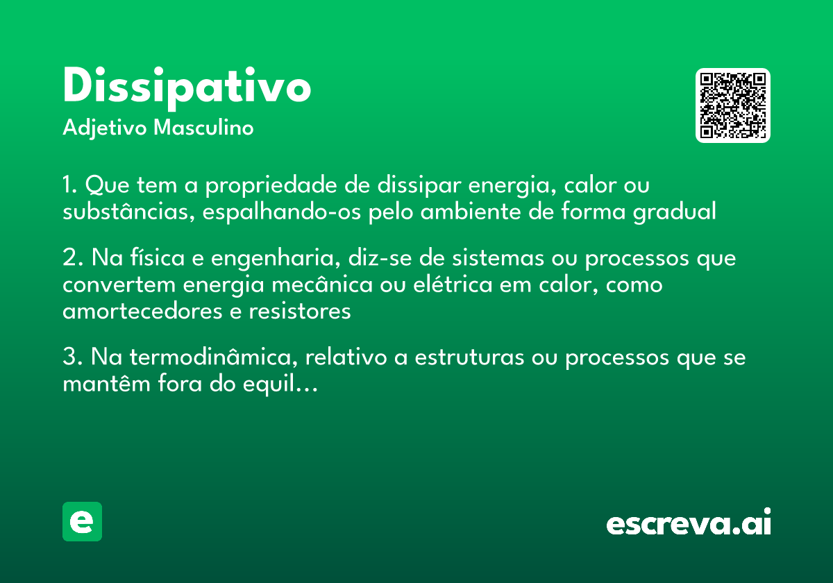 dissipativo
