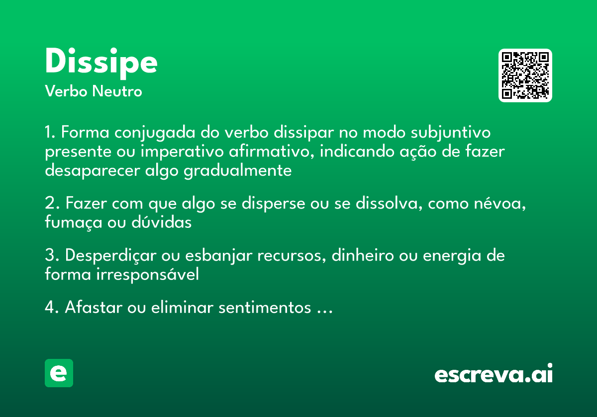 dissipe