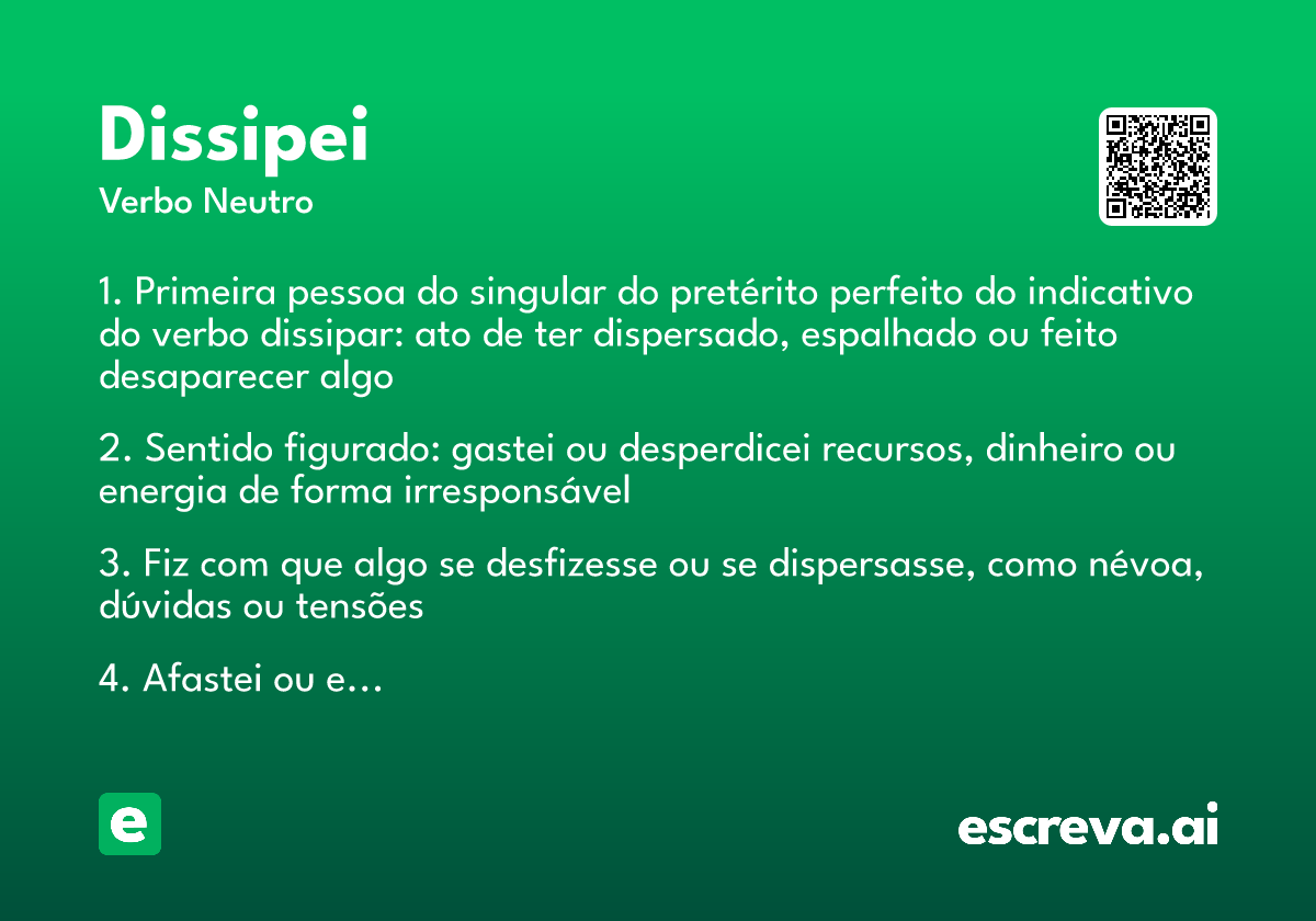 dissipei
