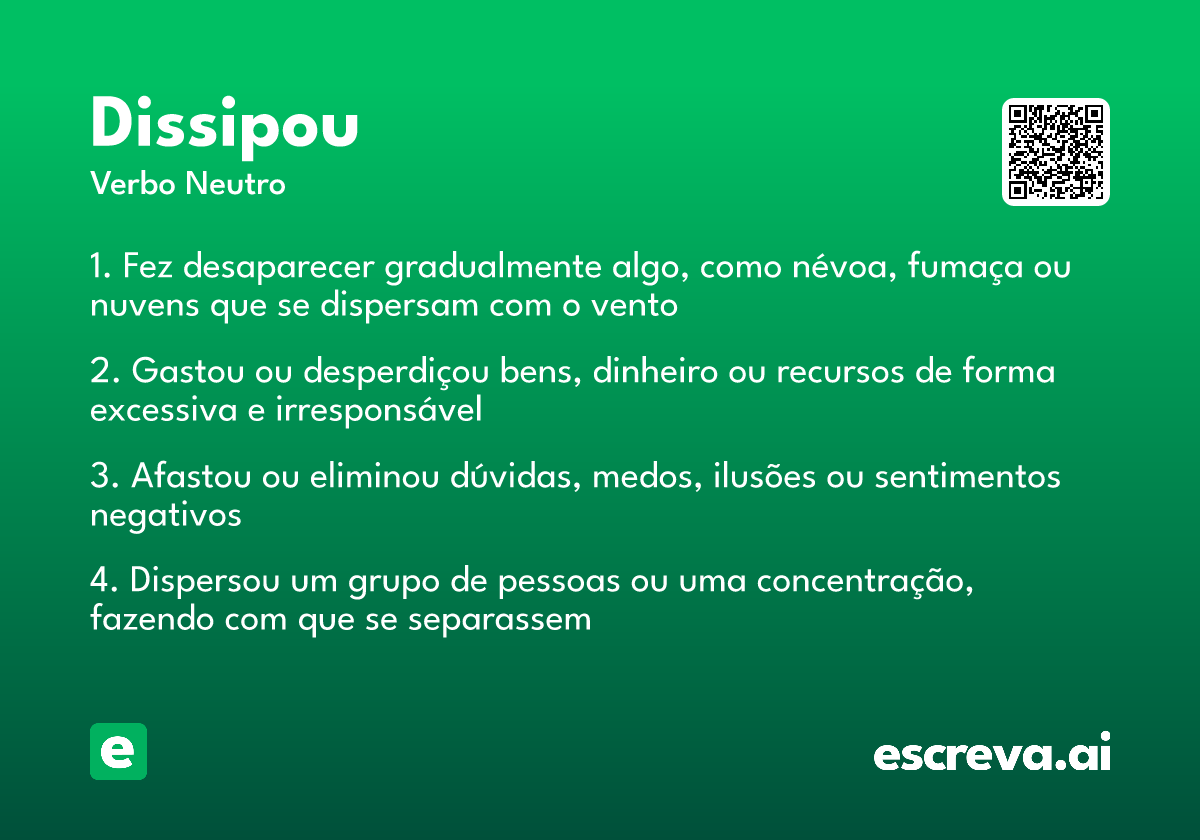 dissipou