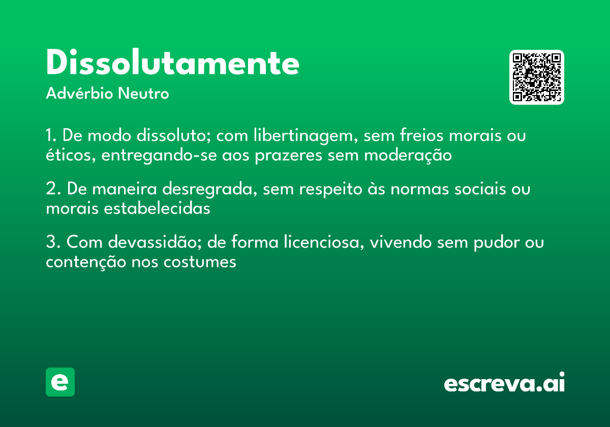 dissolutamente