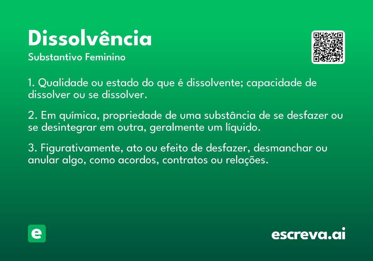 dissolvência