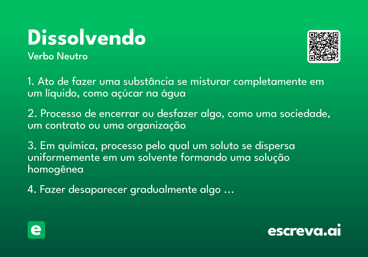 dissolvendo
