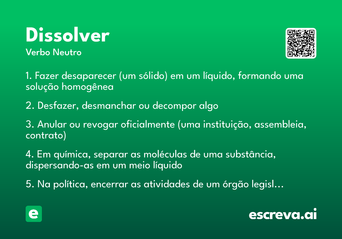 dissolver