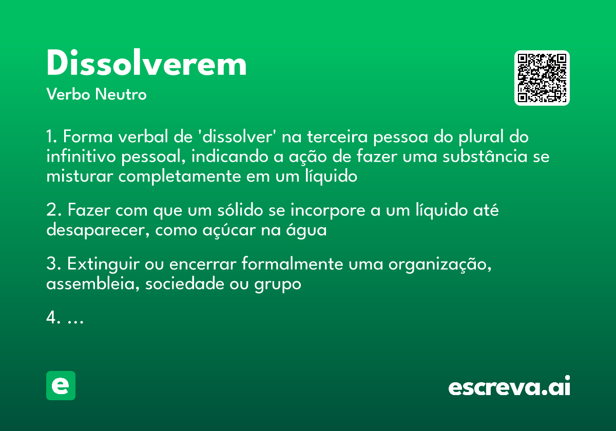 dissolverem