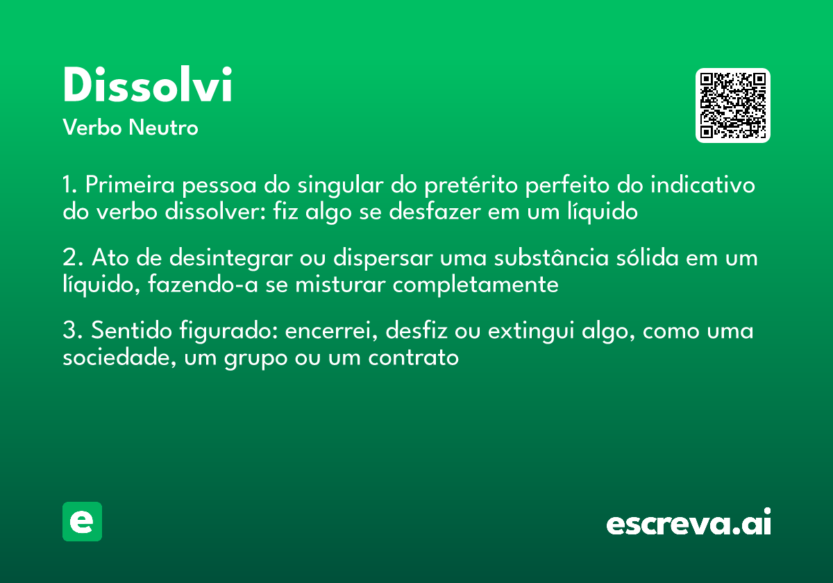 dissolvi