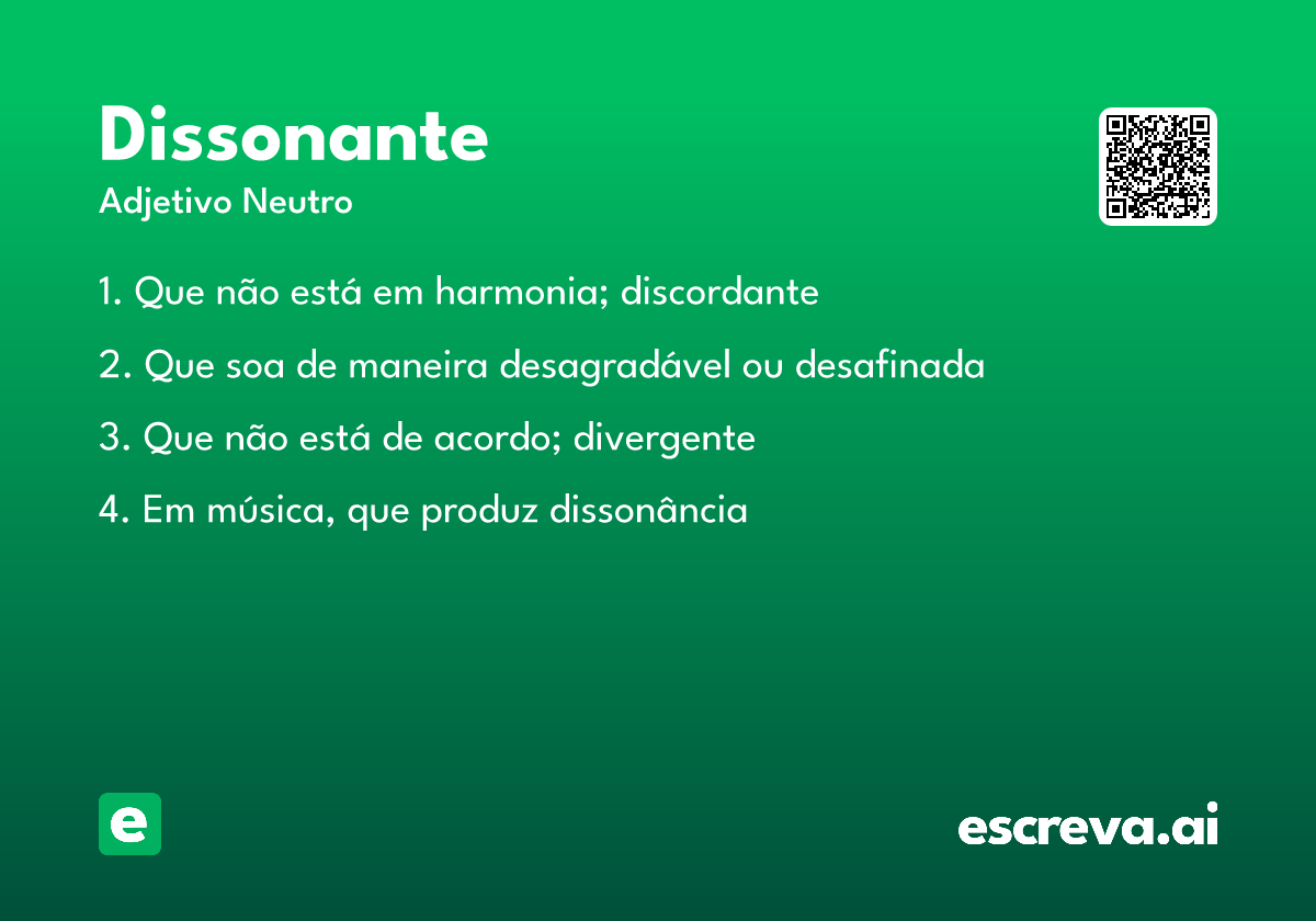 dissonante