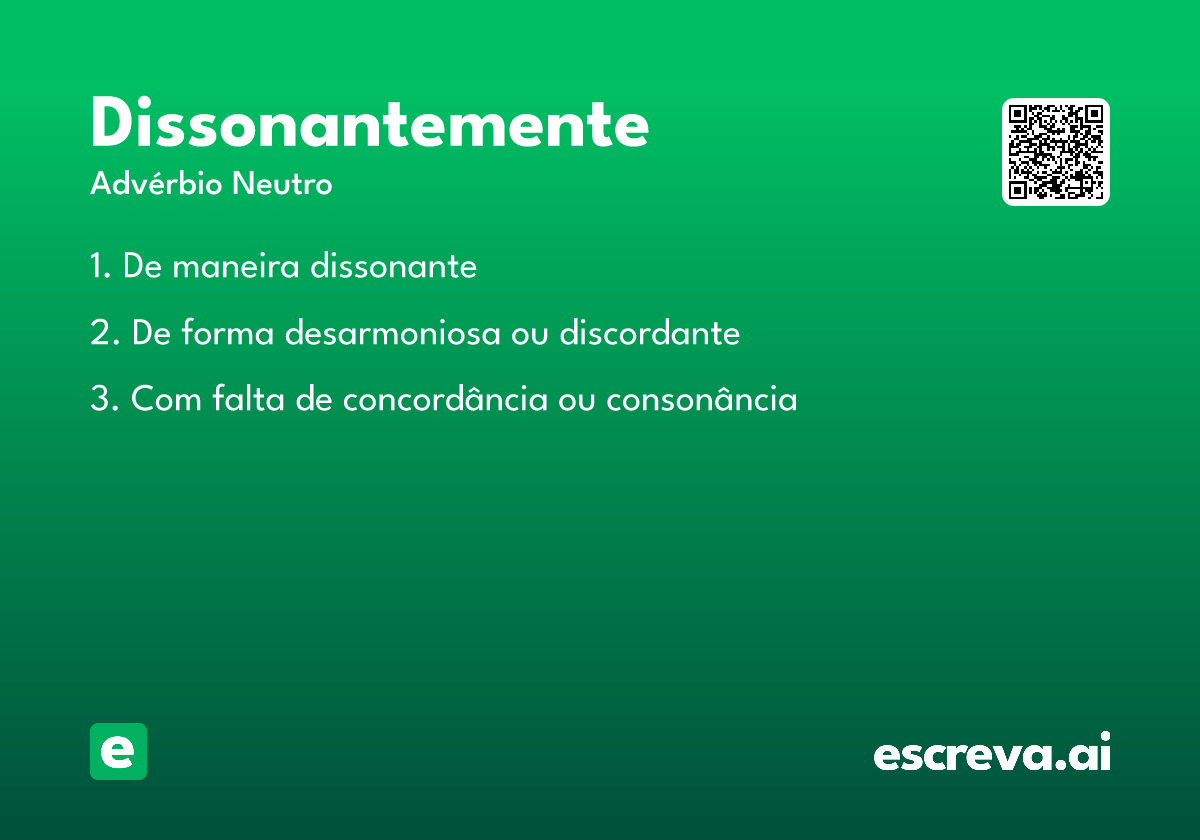 dissonantemente