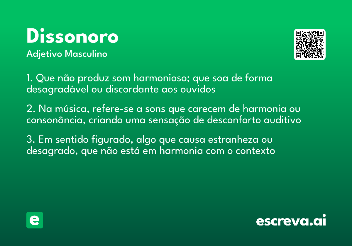 dissonoro
