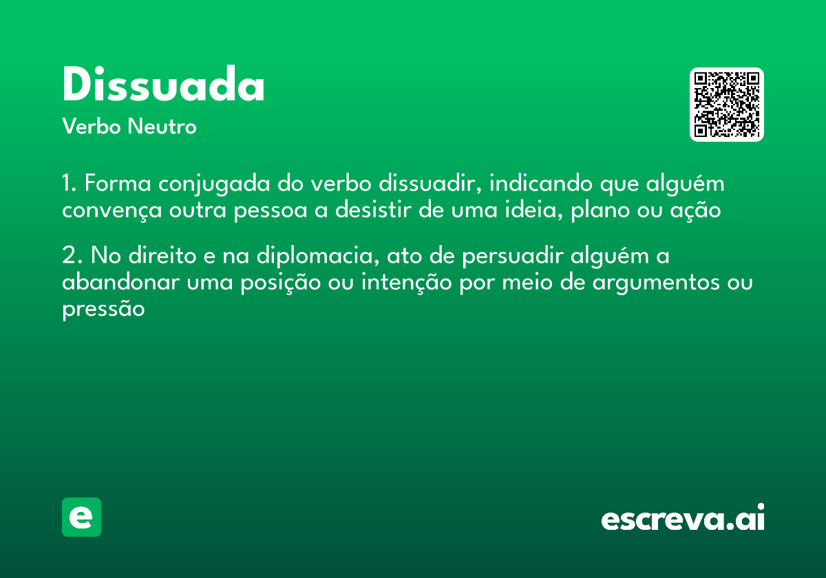 dissuada