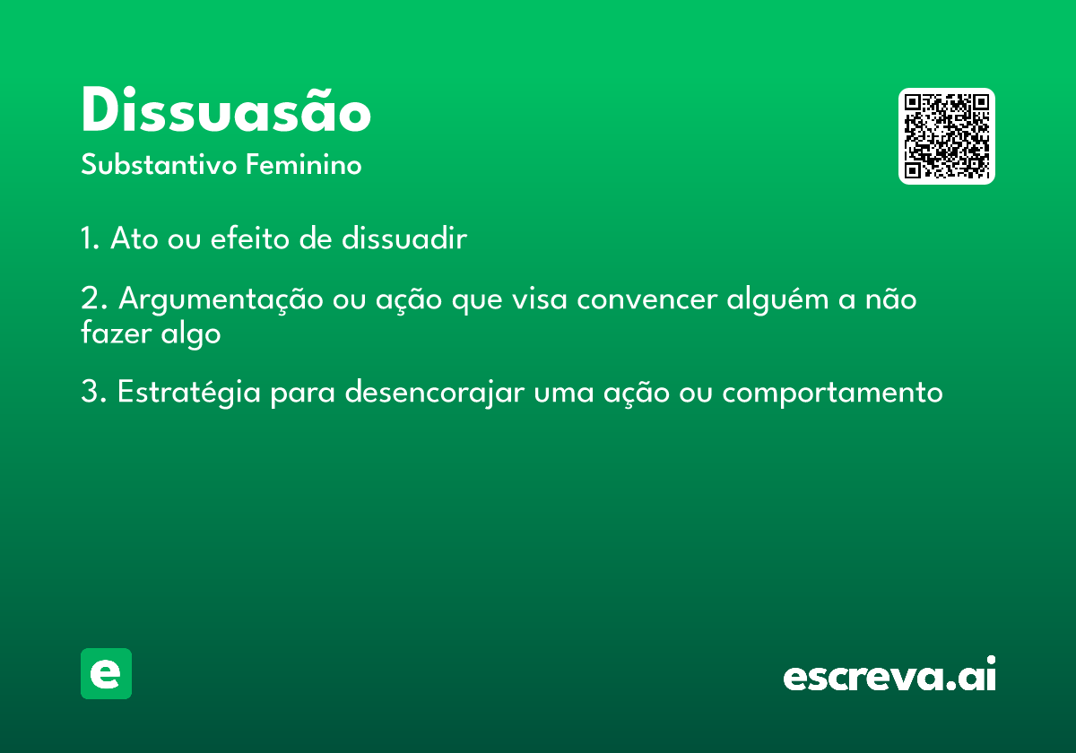 dissuasão