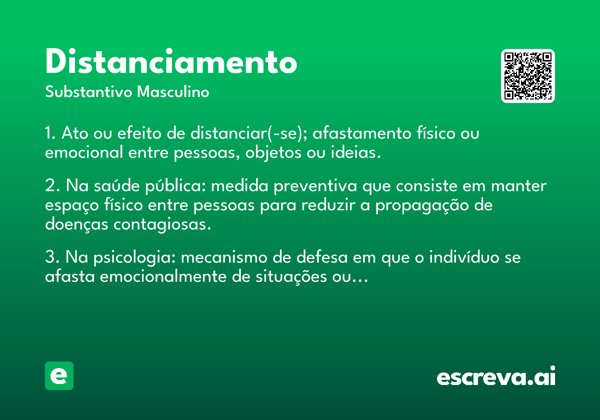 distanciamento