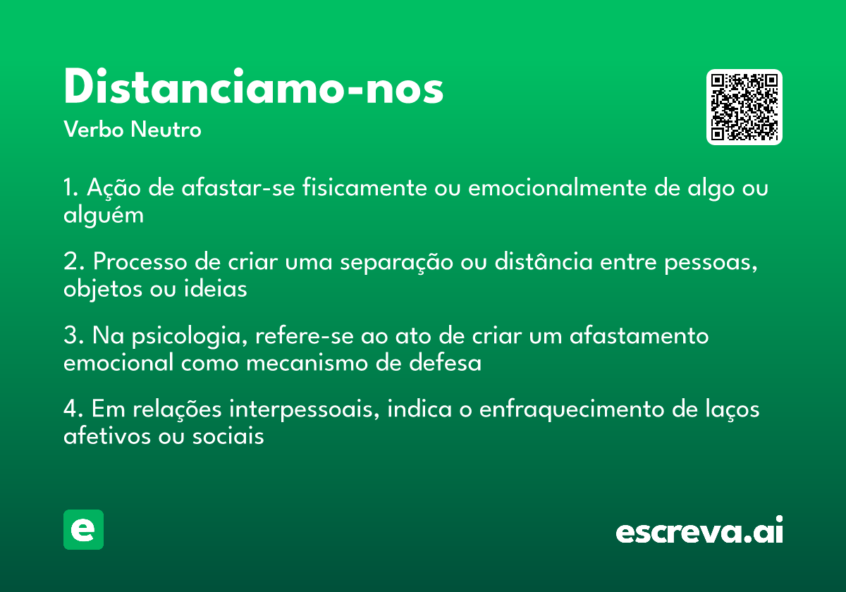 distanciamo-nos