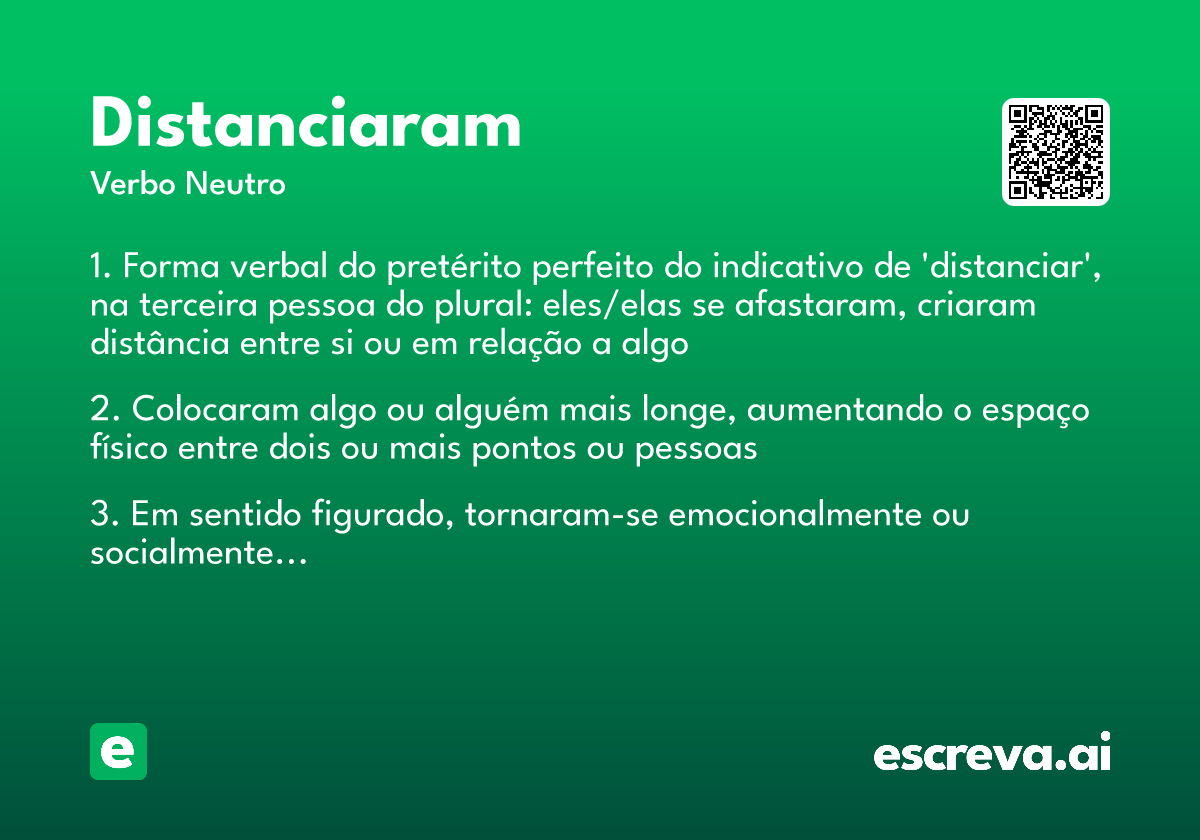 distanciaram