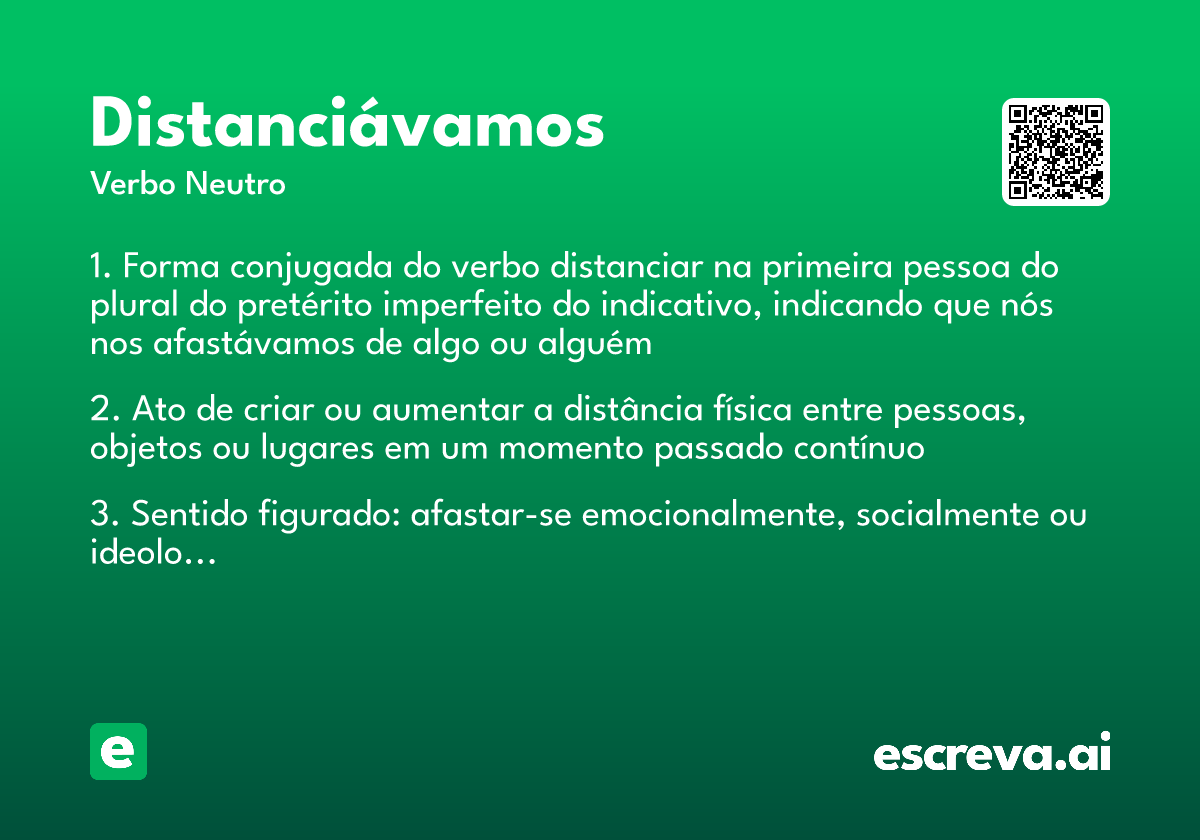 distanciávamos