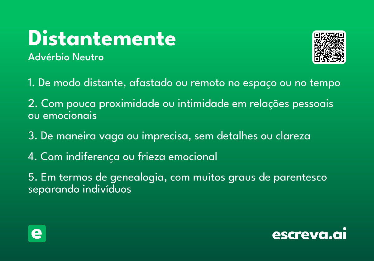 distantemente