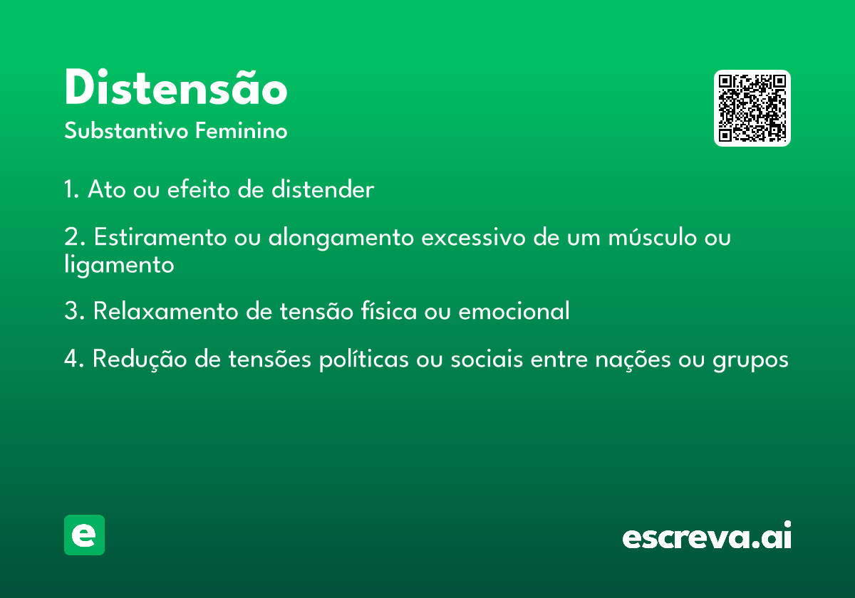 distensão