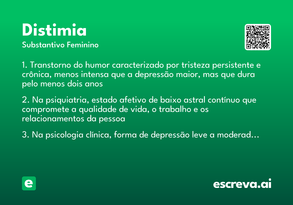 distimia