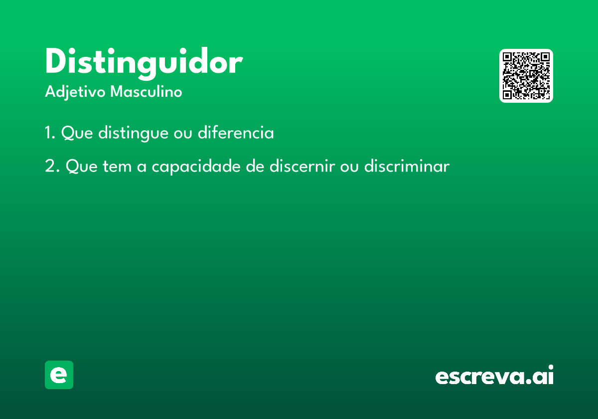 distinguidor