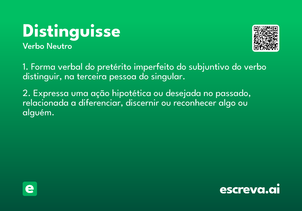 distinguisse