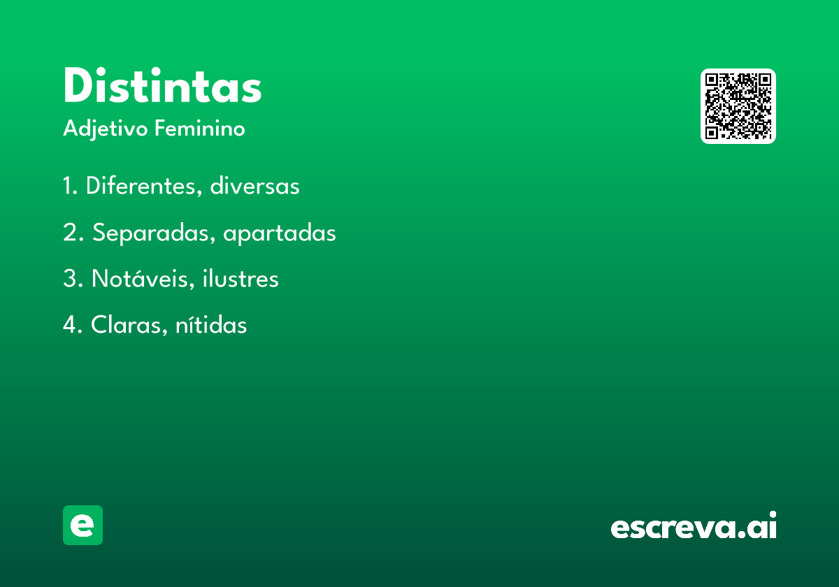 distintas