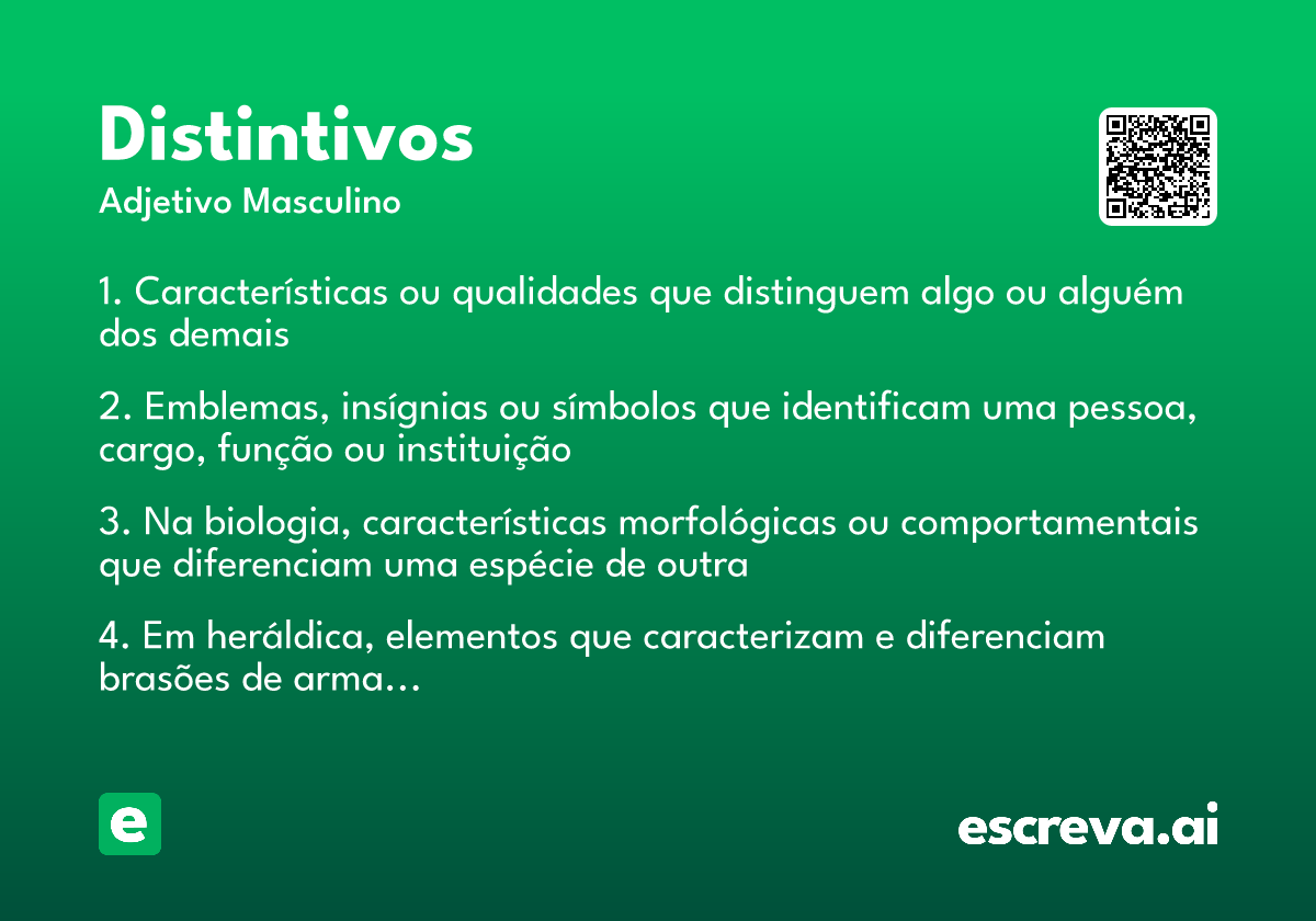 distintivos
