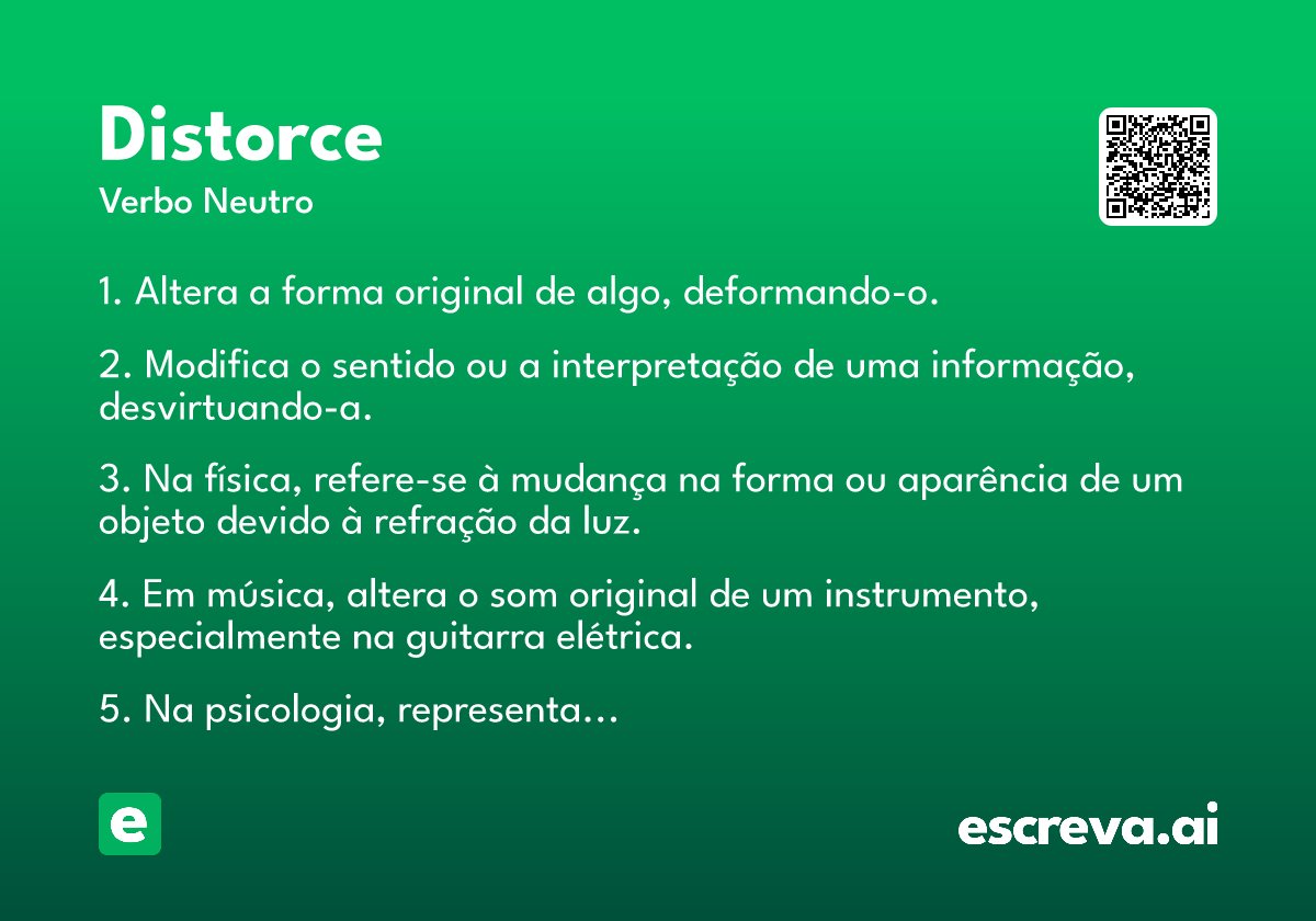 distorce