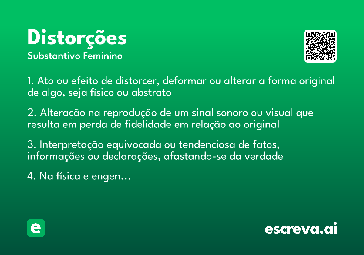 distorções