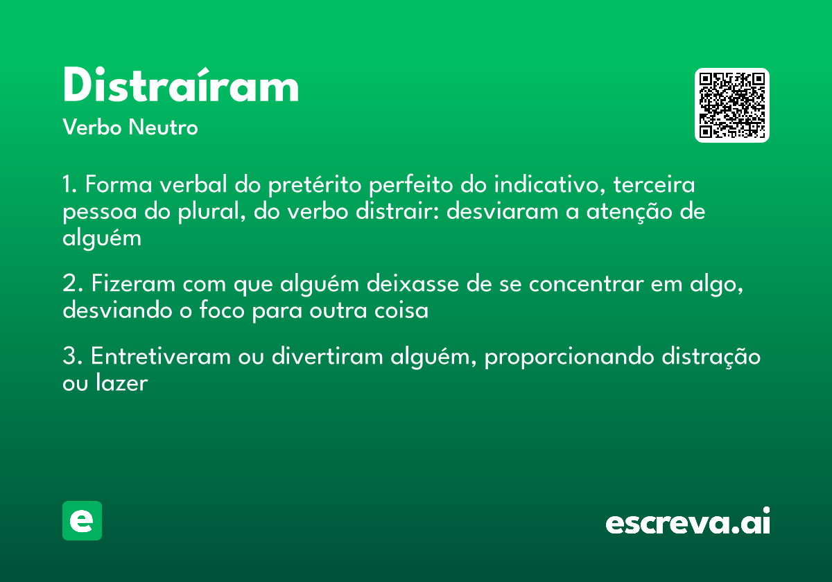 distraíram
