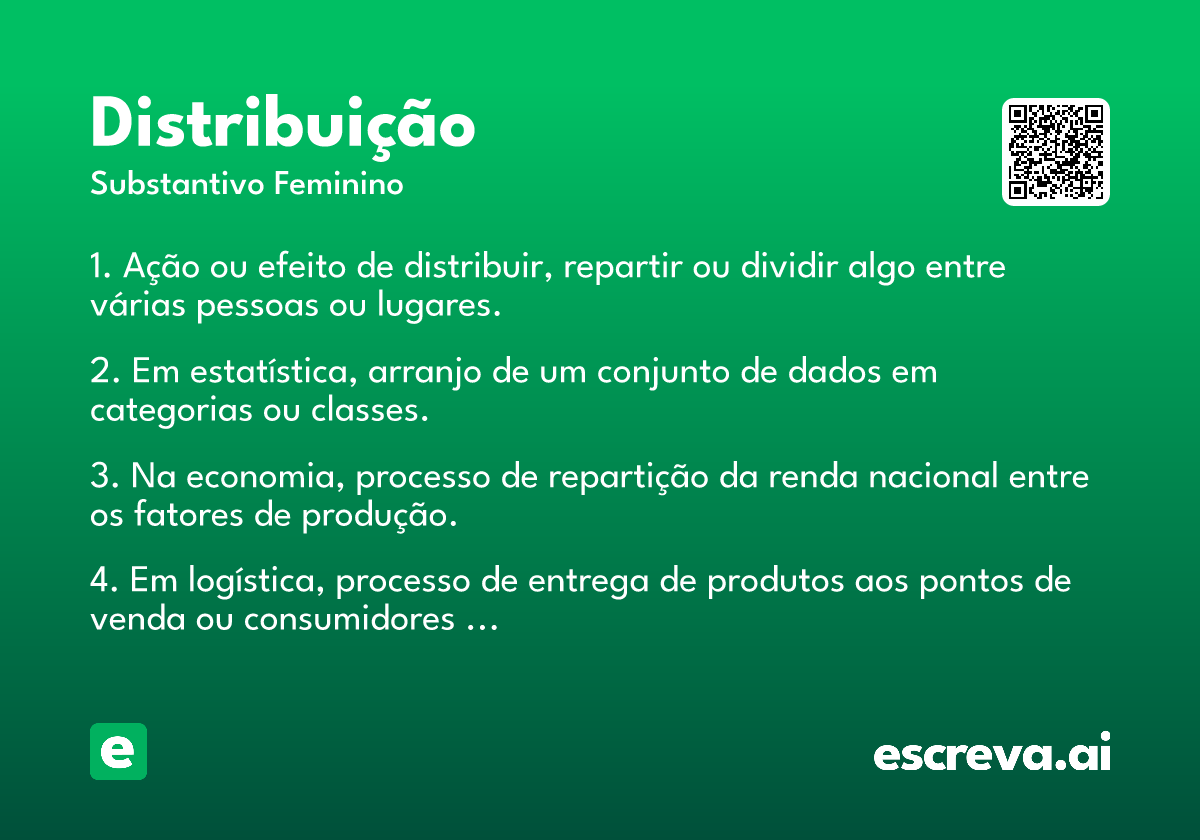 distribuição