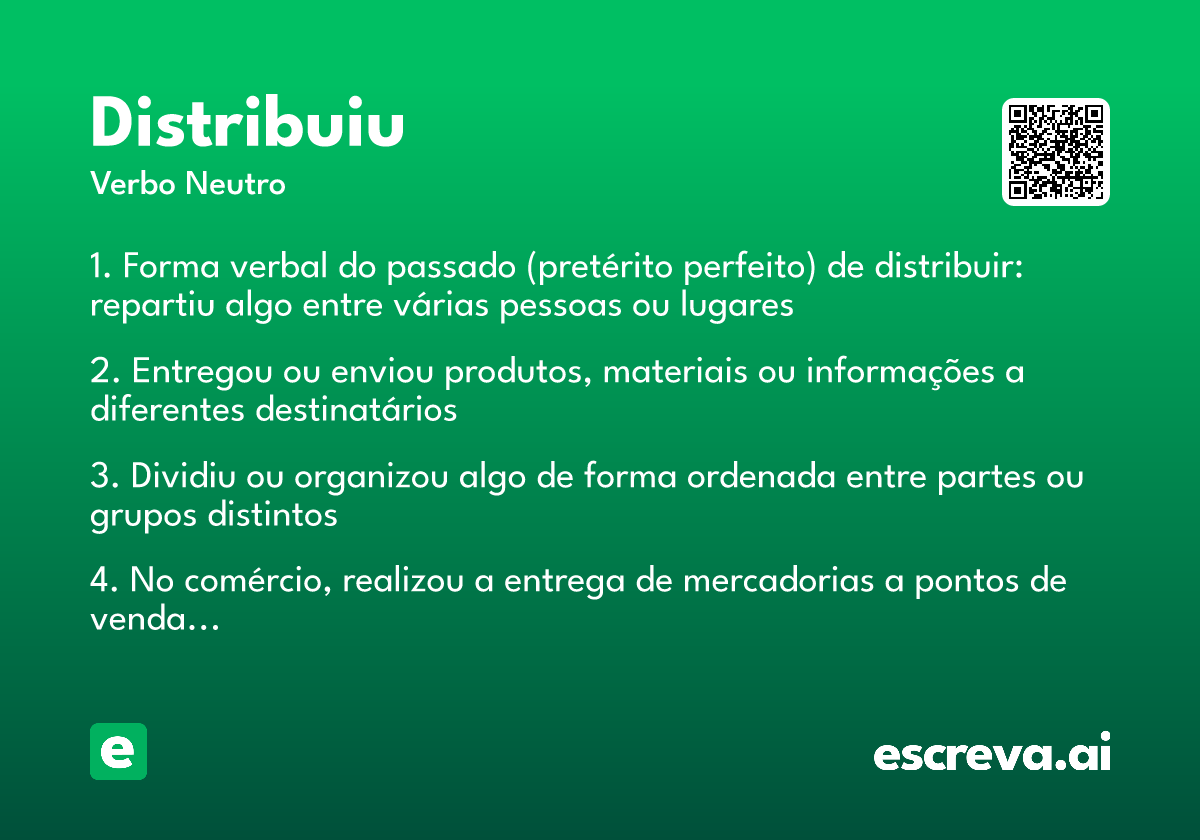 distribuiu