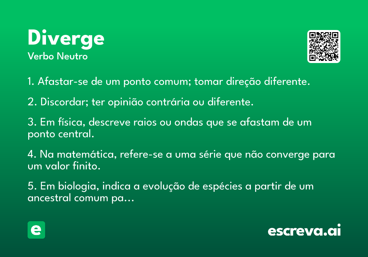 diverge