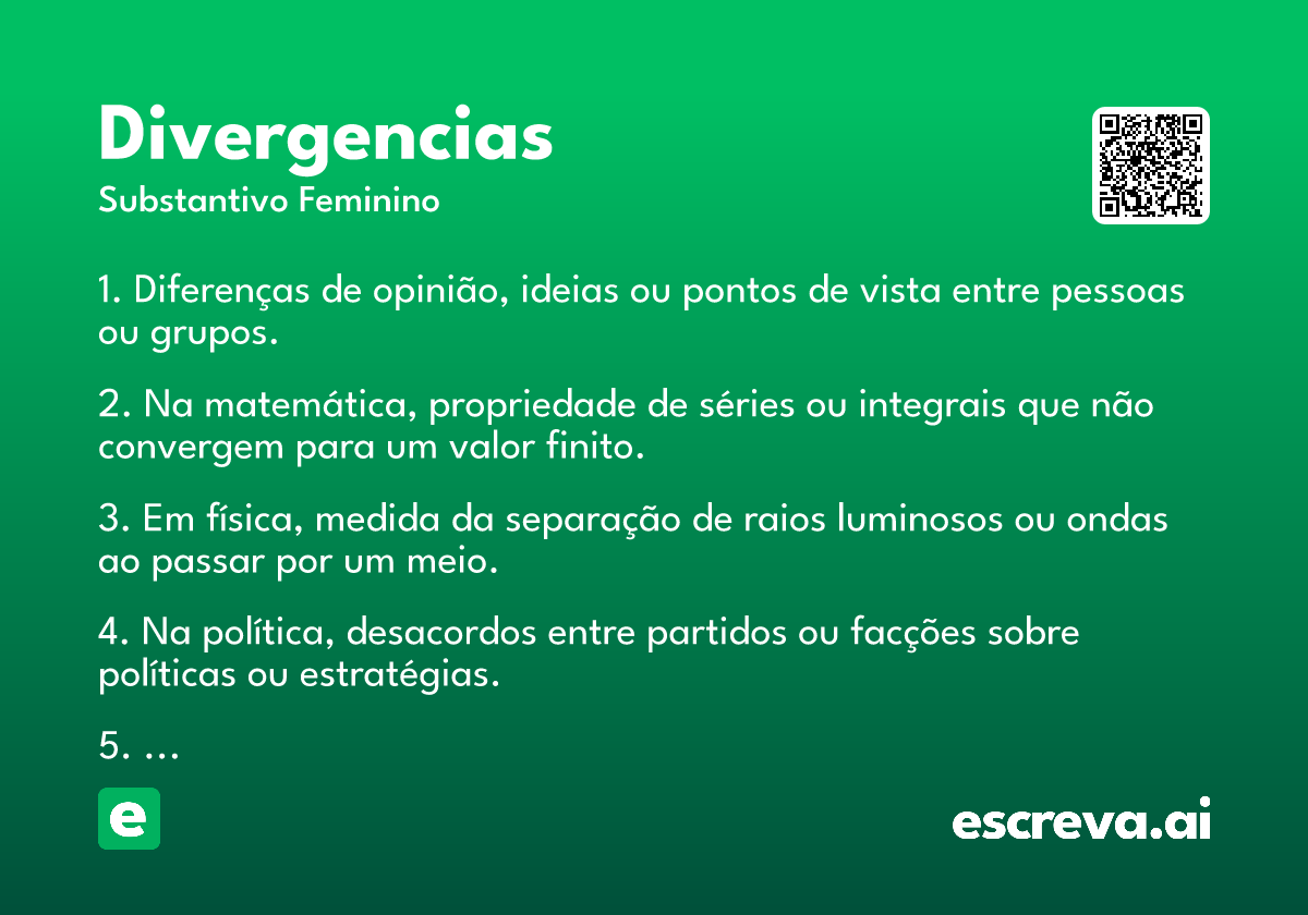 divergencias