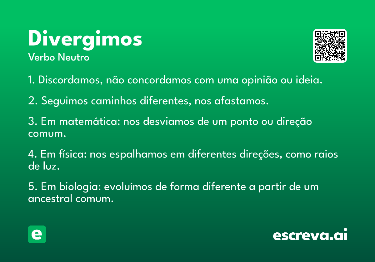 divergimos