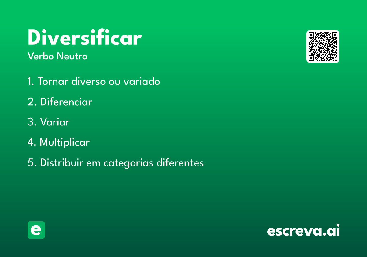 diversificar
