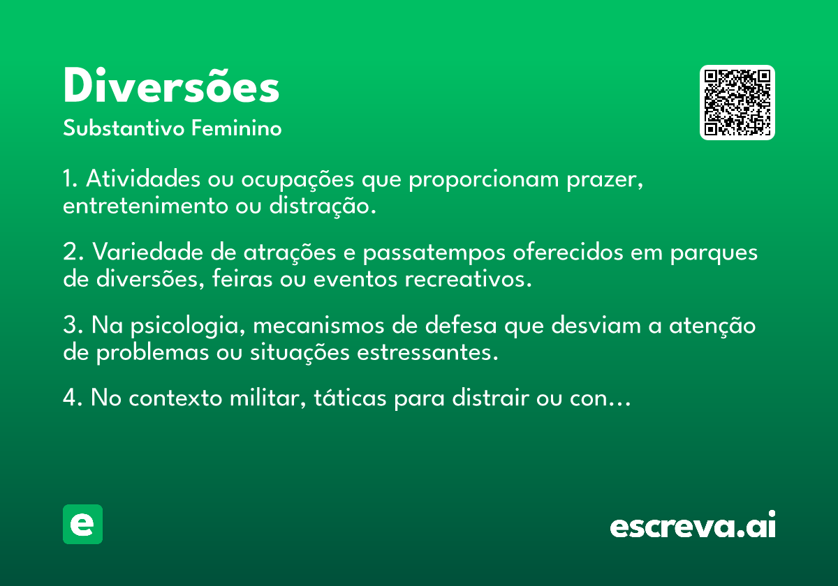 diversões