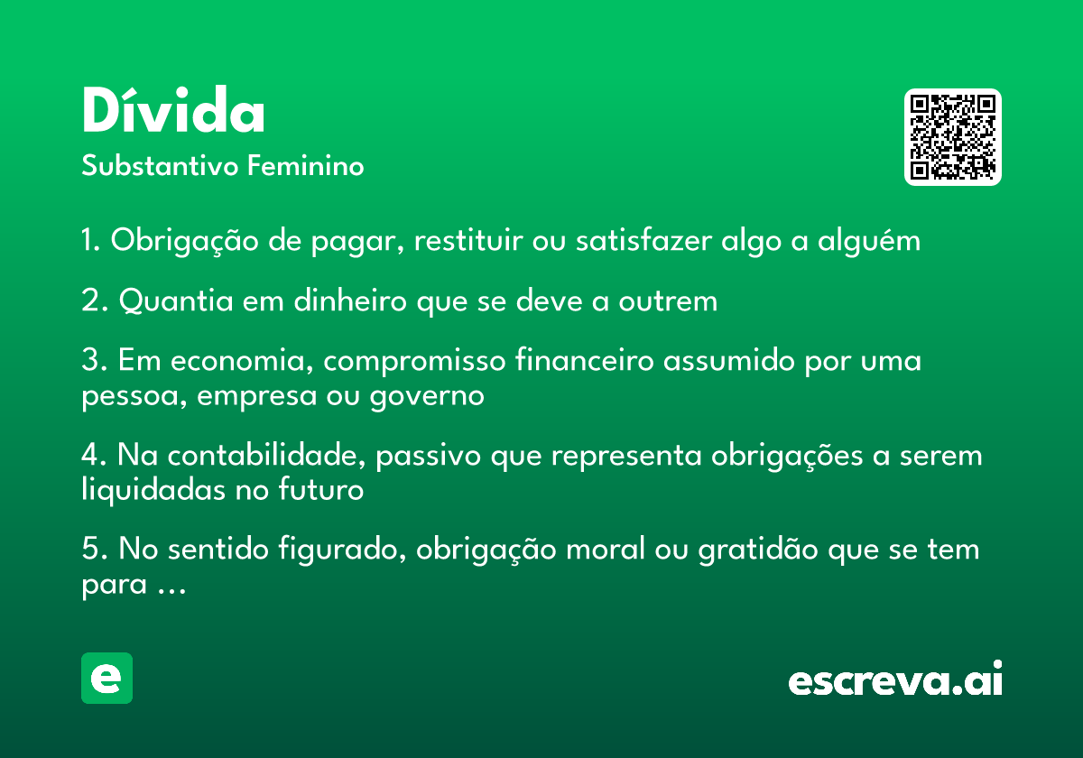 dívida