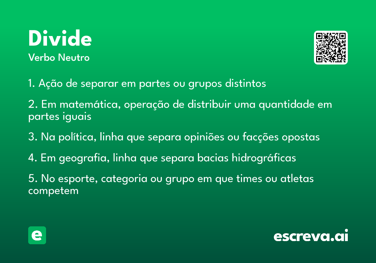 divide