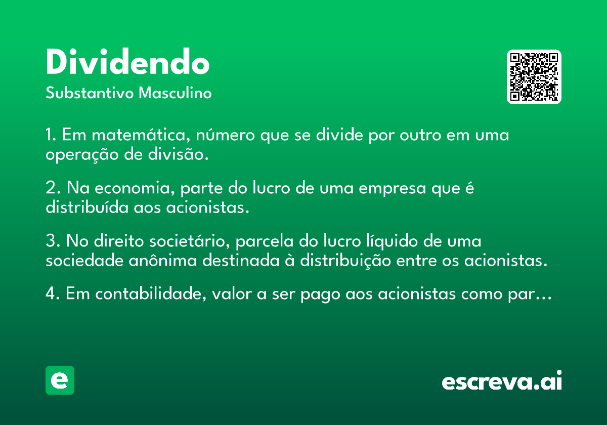 dividendo