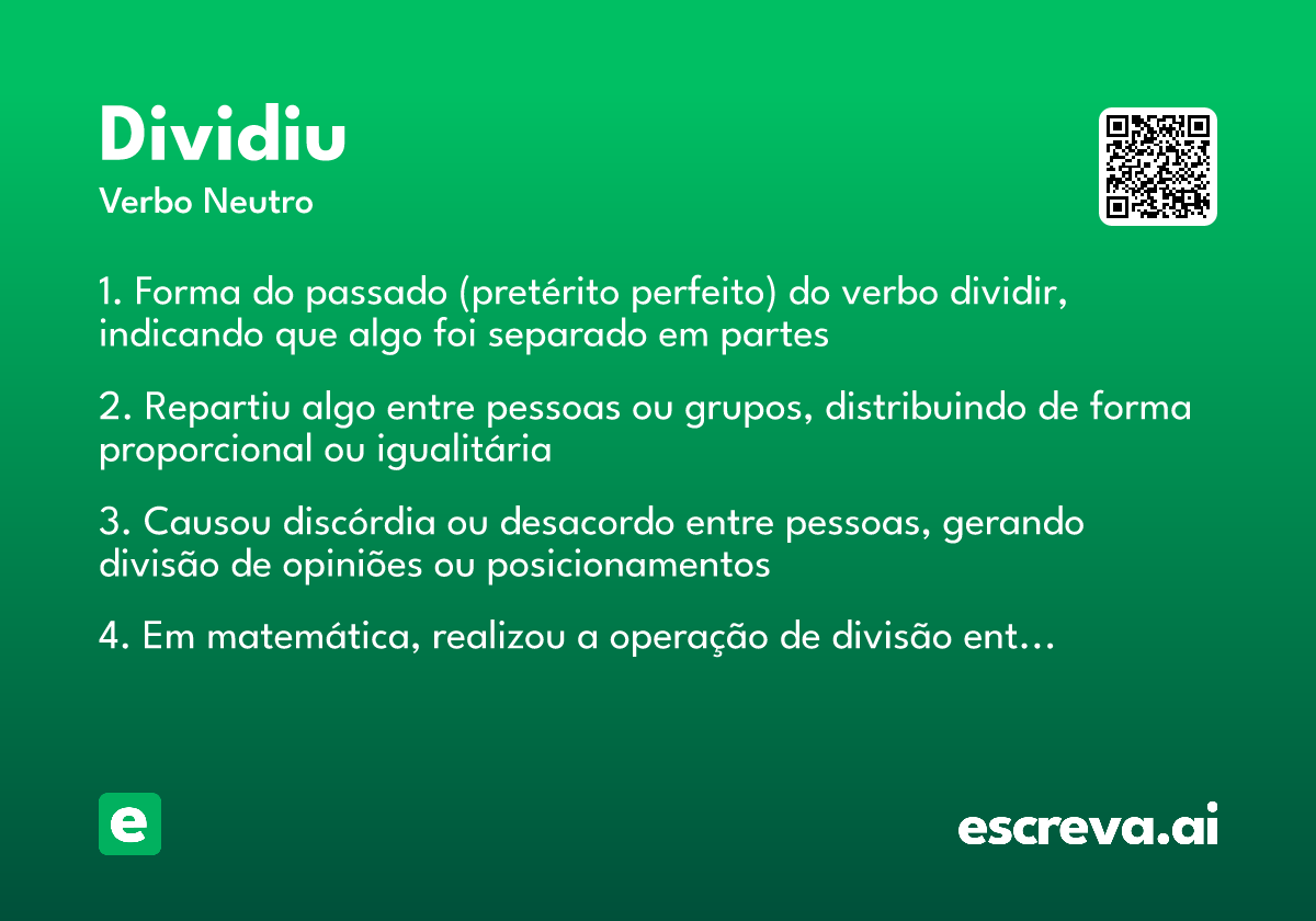 dividiu