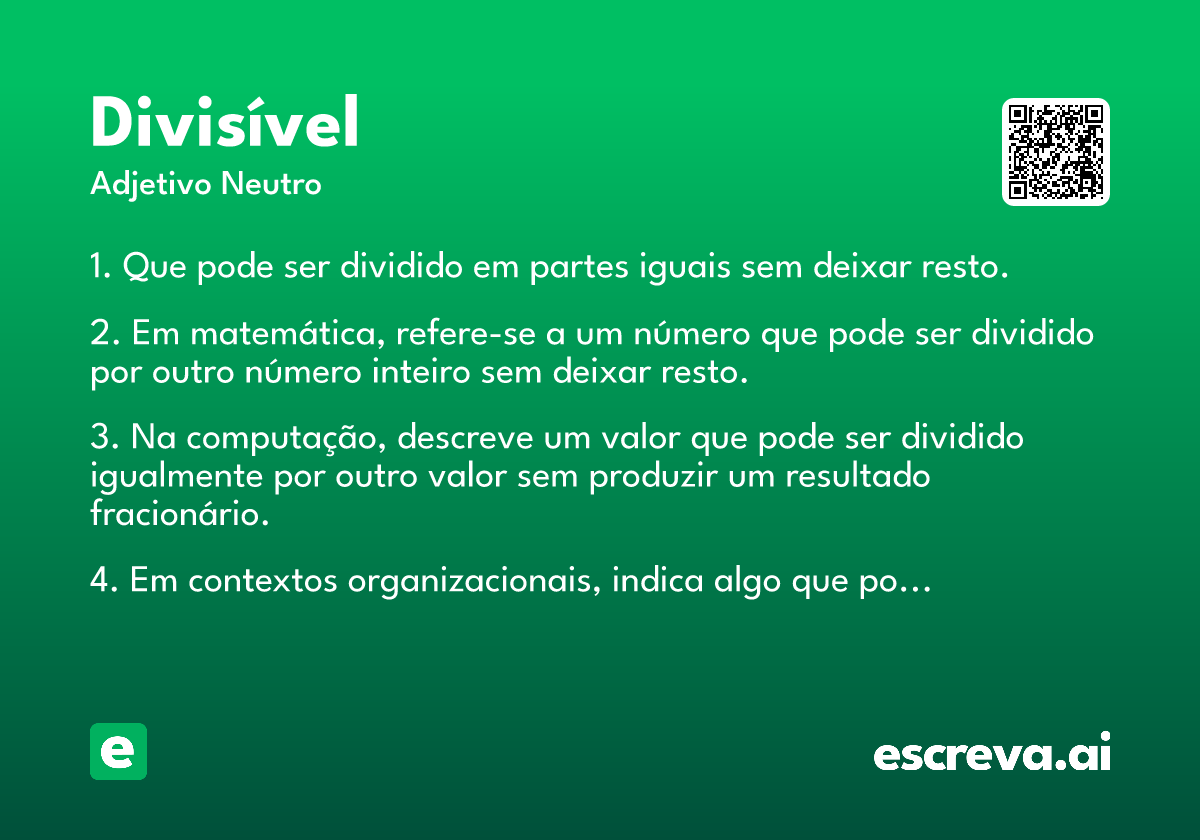 divisível