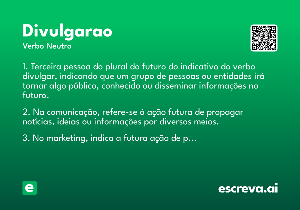 divulgarao