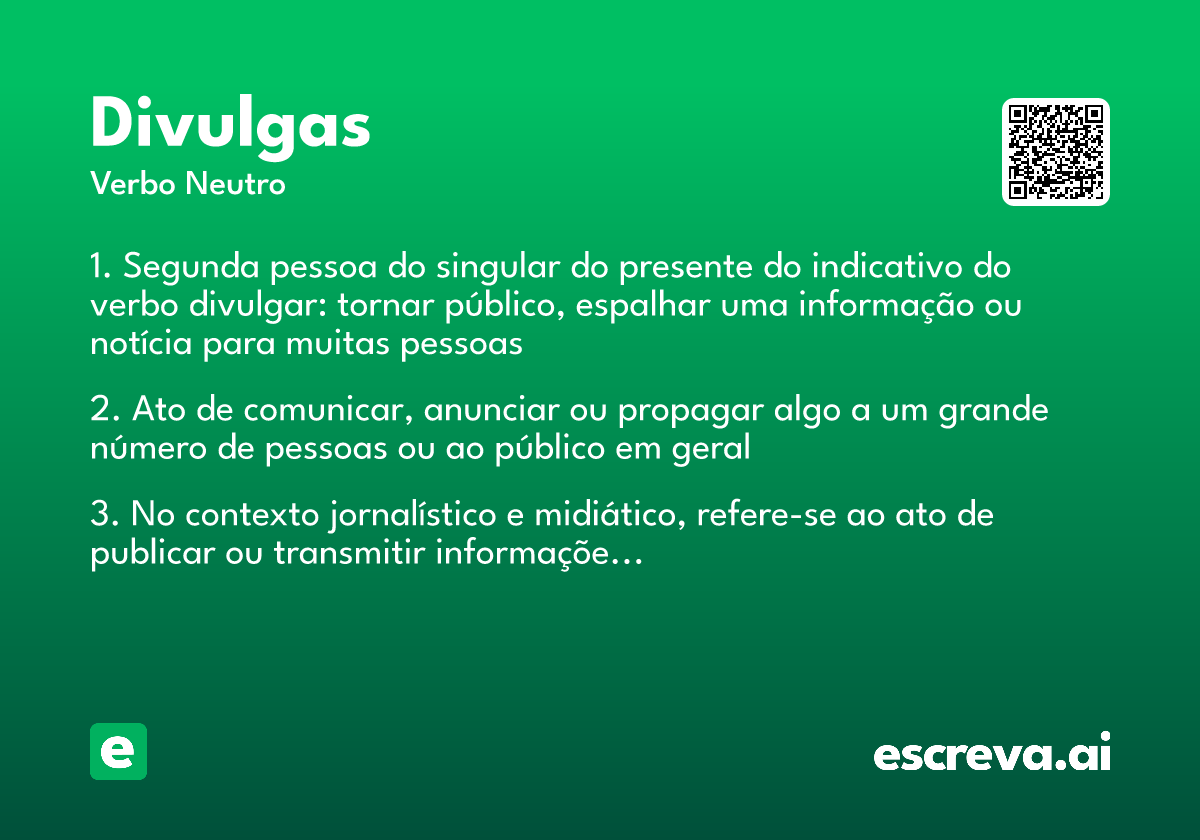 divulgas