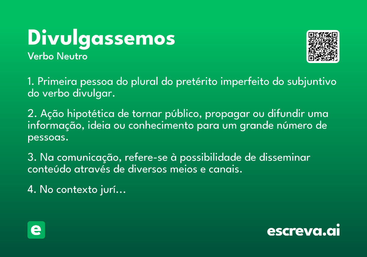 divulgassemos
