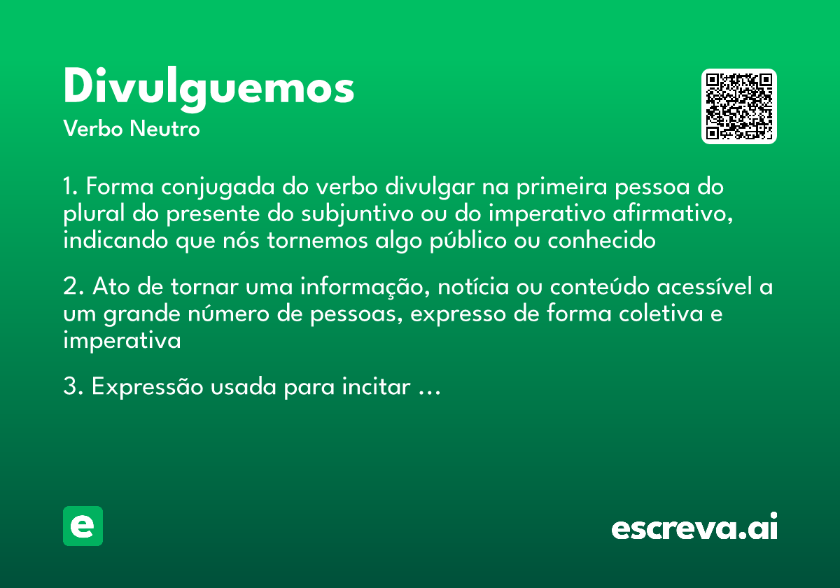 divulguemos