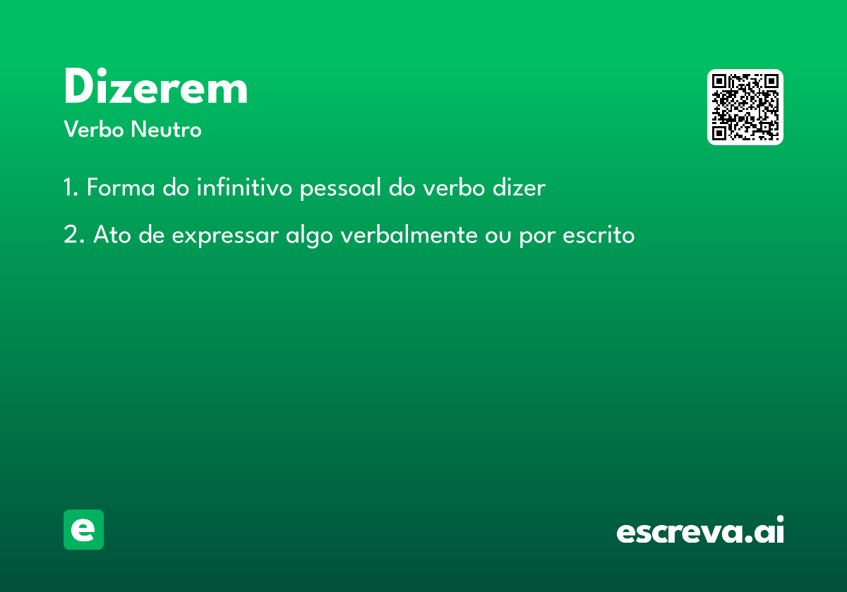 dizerem